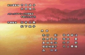 kagetora and naoe on pier screencap