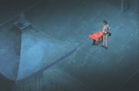 nagahide nears shrine screencap