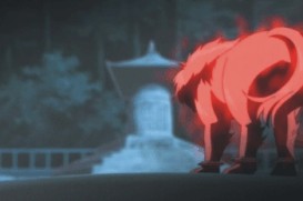 tsutsuga nears shrine screencap