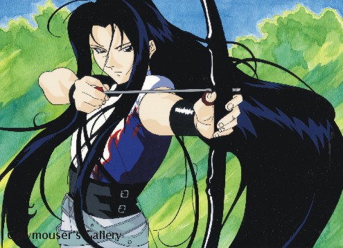 marron with arrow cel