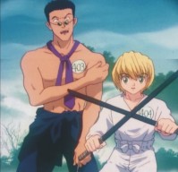small leorio and kurapika screencap