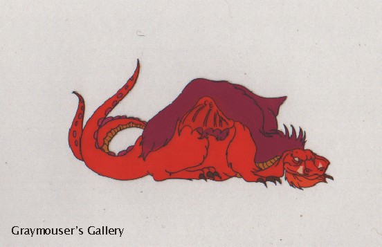 dragon closeup cel