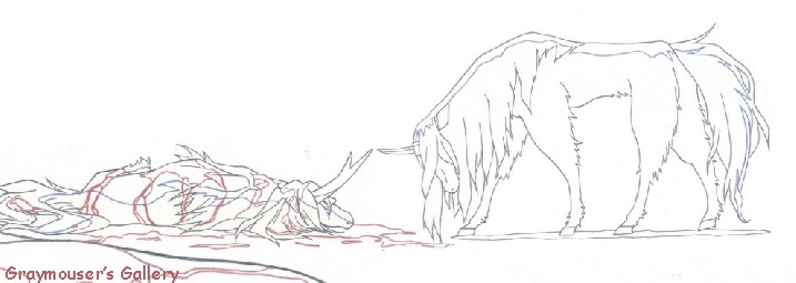 two kirins sketches