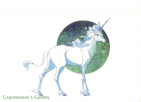 colored unicorn sketch