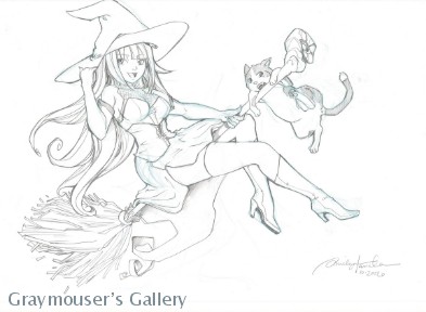 witch pencil